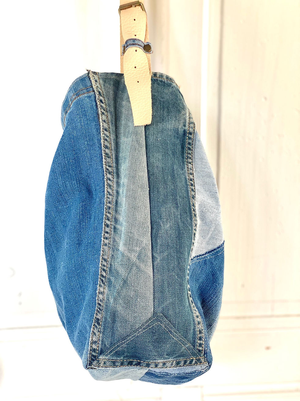 Miniature : Fourre tout en patchwork de jean 