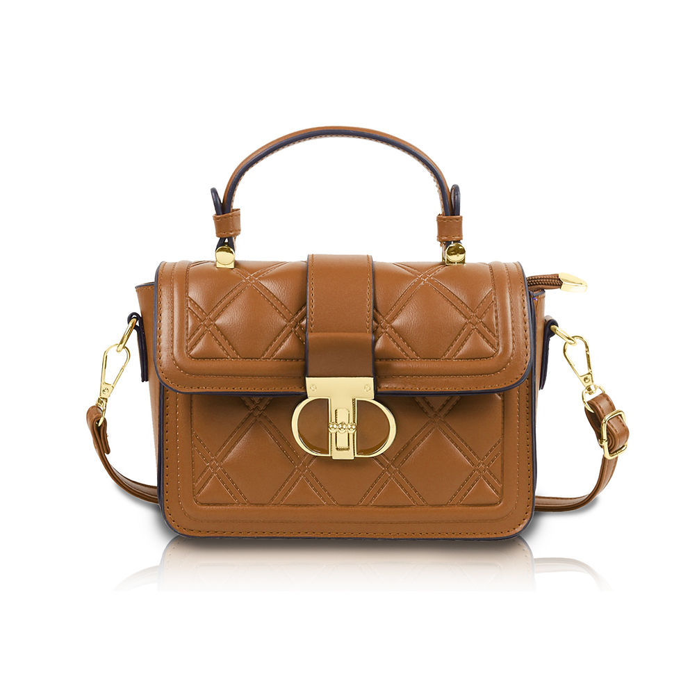 Thumbnail: 2449 Solid Quilted Crossbody