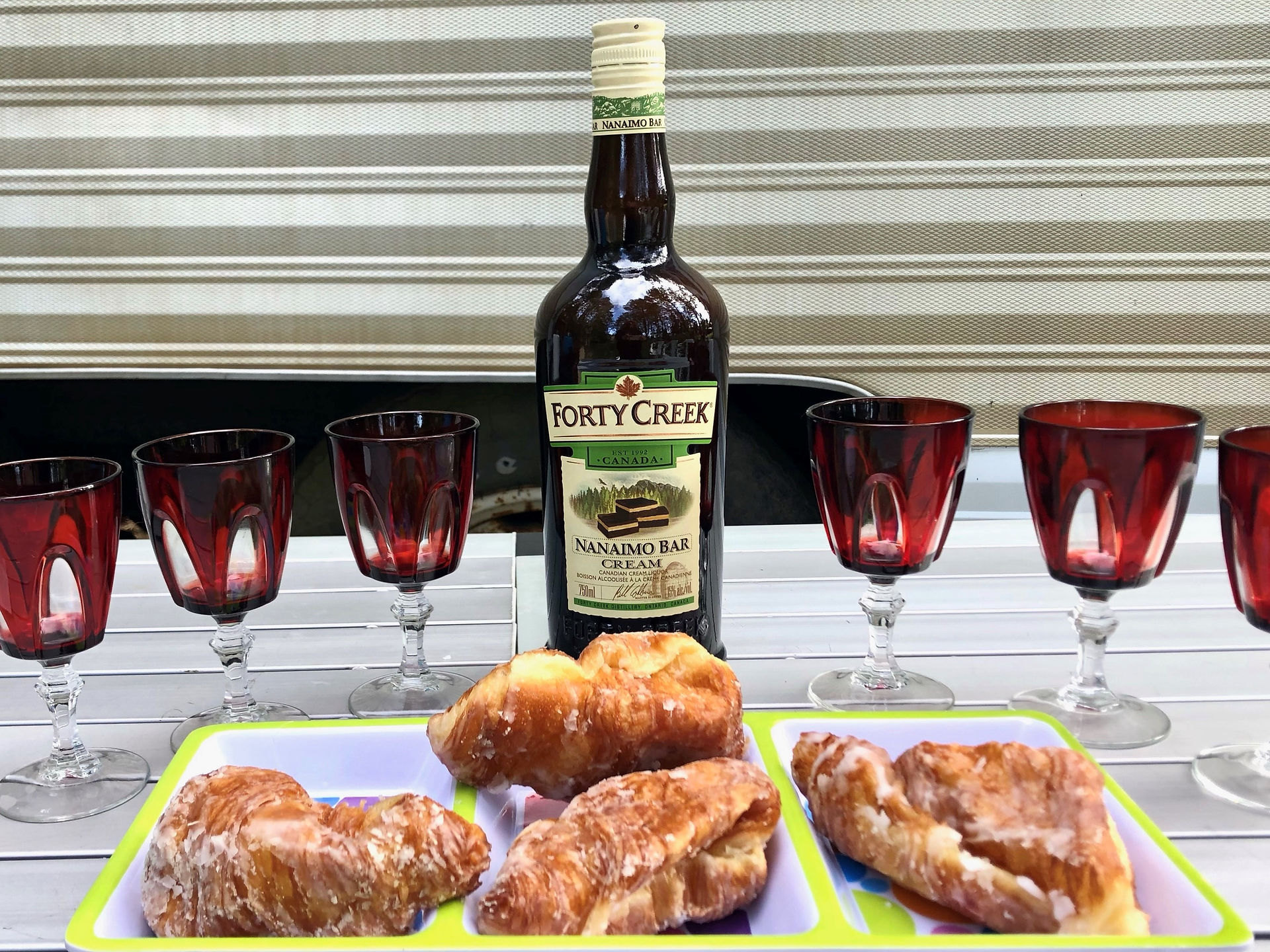 Nanaimo Bar Liqueur and Cronuts from Sunny Mayne Bakery