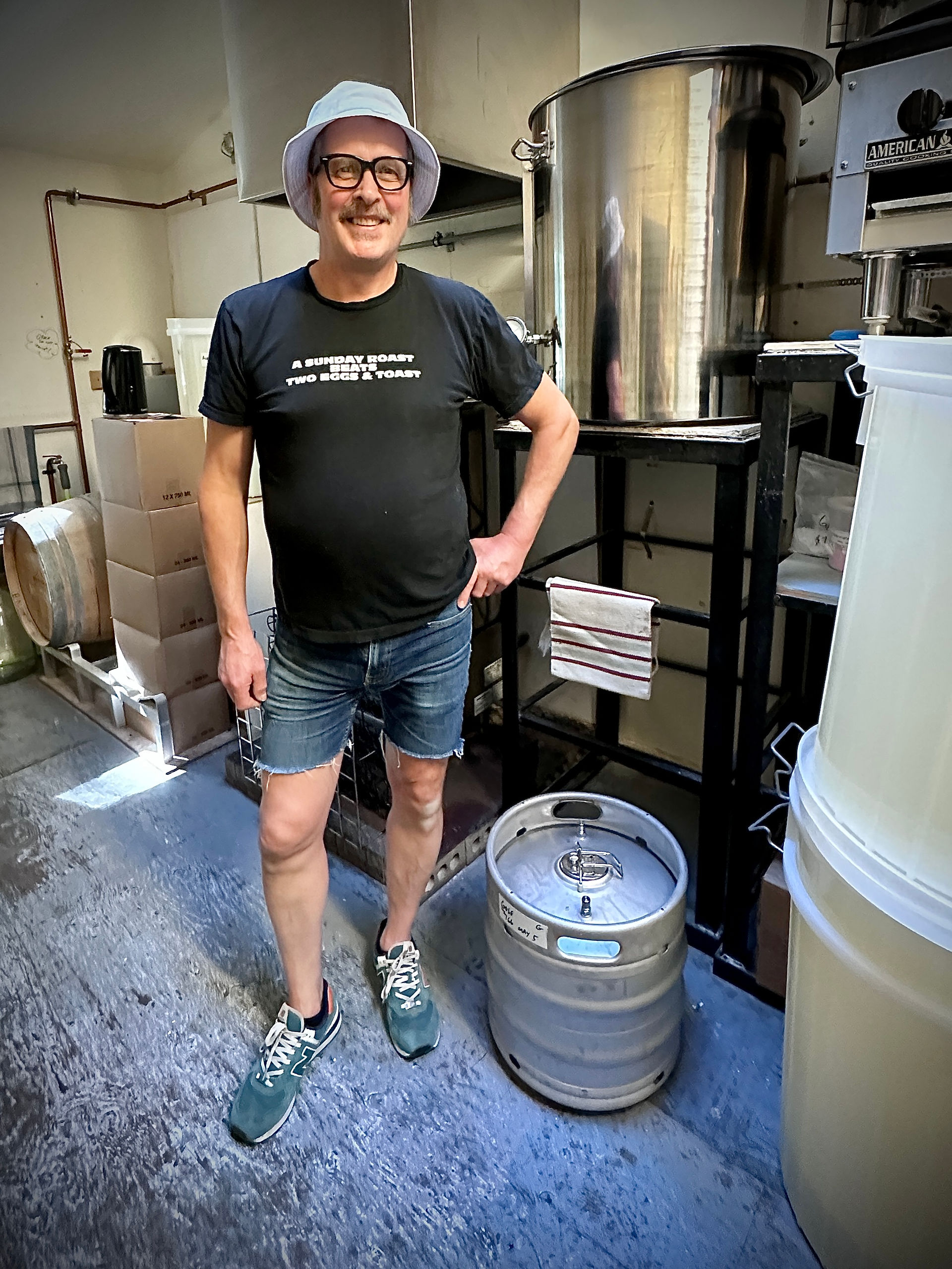 Brewmaster Michael Garratt, Mayne Island Brewery Company