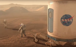 Humanos em  Marte - Como a Curiosity ajuda a planejar as missões que levarão o Homem ao Planeta Verm