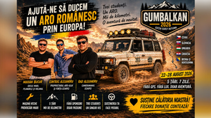 UN ARO ȘI TREI STUDENȚI, AVENTURĂ DE MII DE KILOMETRI PE PATRU ROȚI 
