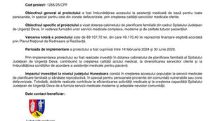 Spitalul Județean Deva beneficiază de un cabinet modern de planificare familială prin fonduri PNRR