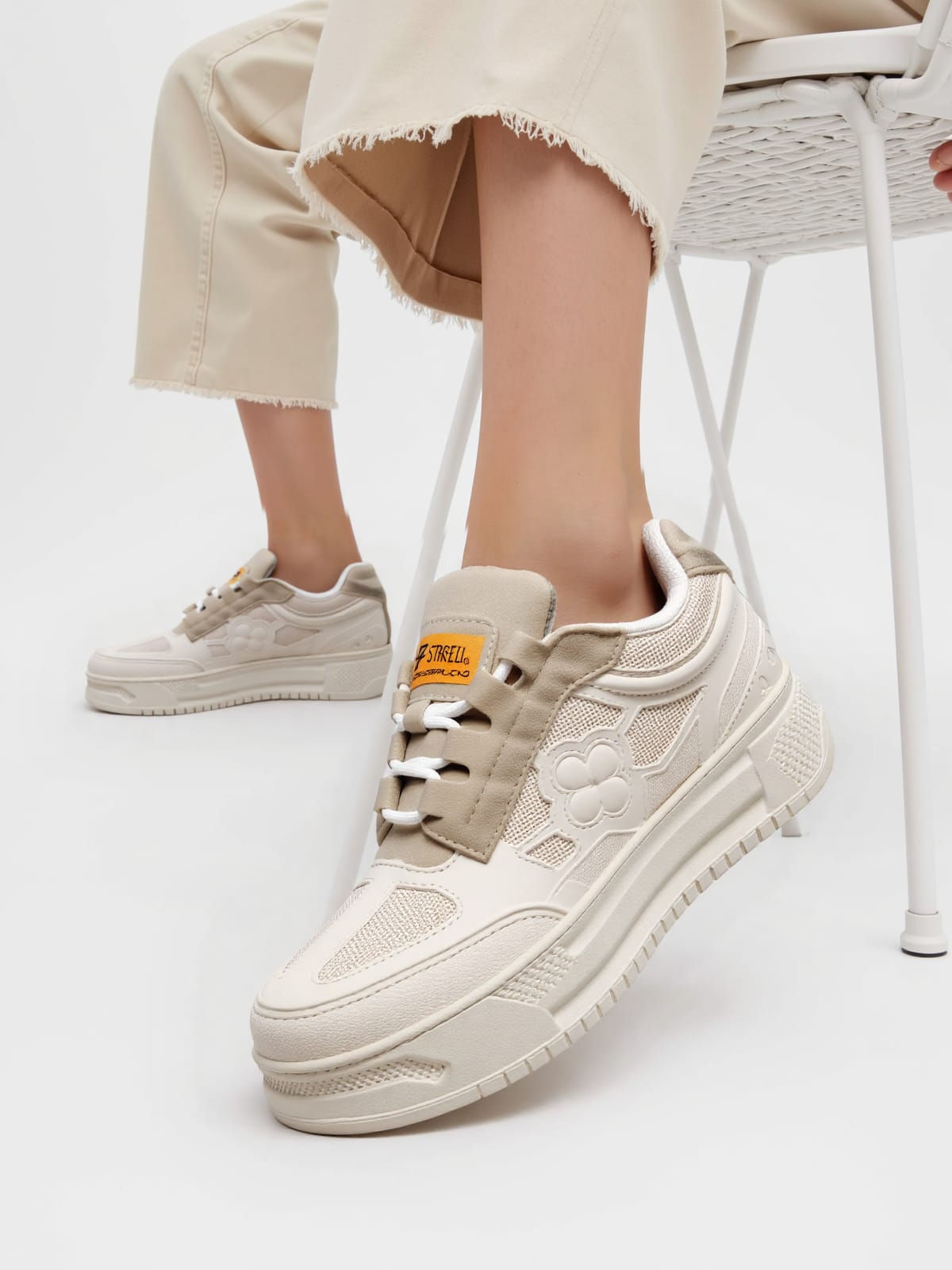 ZAPATILLA URBANA 47S7REE7° IVORY DROP RETRO CLASSIC