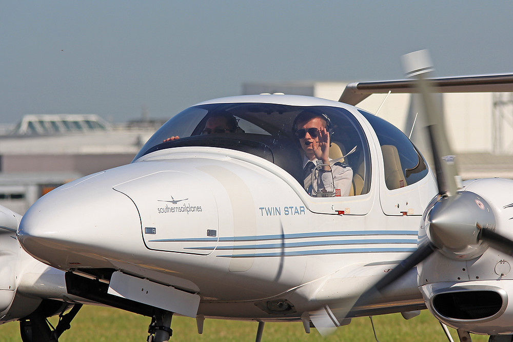 Pilots ready for take-off