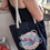 Thumbnail: Sailors Beware Design.... Bucket Style Beach Shopper