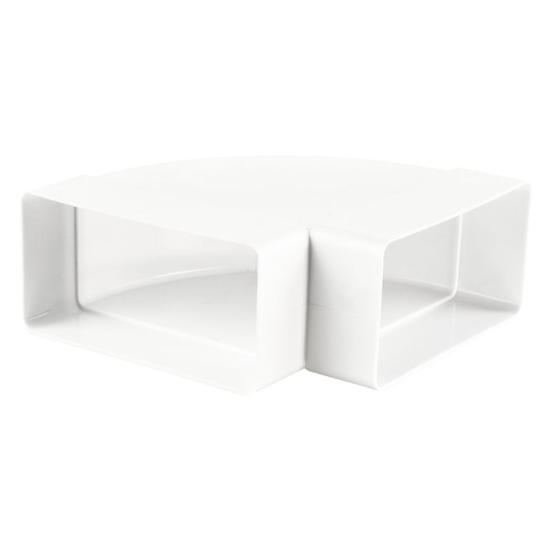 220x90 Flat PVC - Horizontal 90° Bend