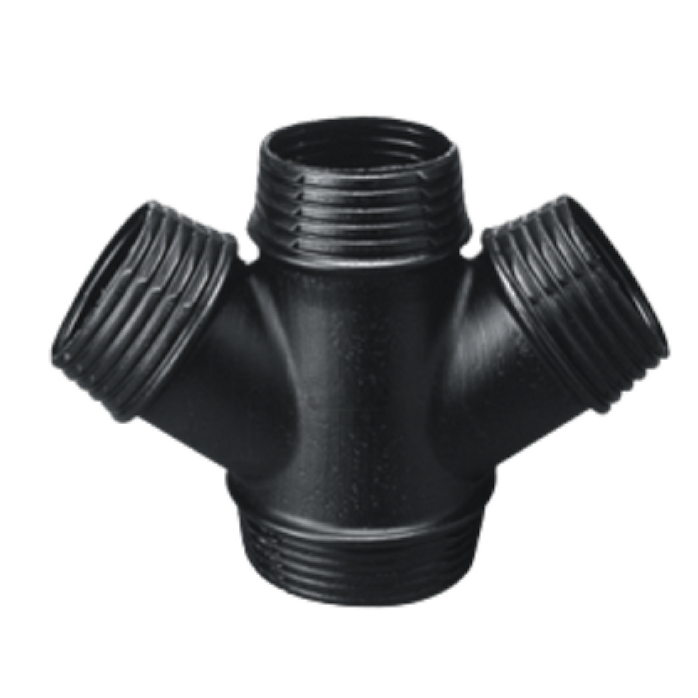 Flexible Duct Double Branch Takeoff (non-insulated)