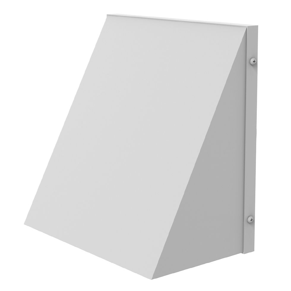 Wall Cowl - Powdercoated Aluminium