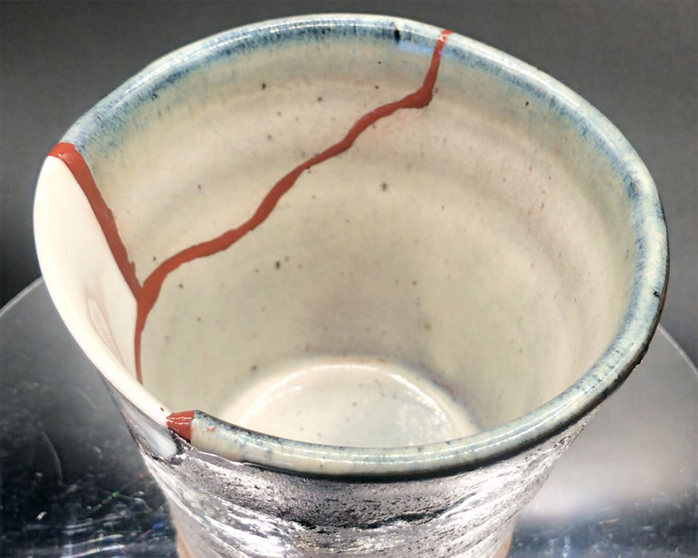 applicayion laque bengara en kintsugi