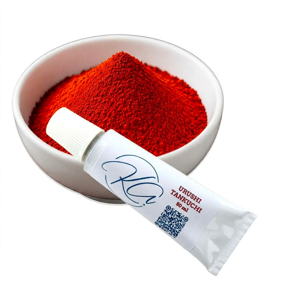 Laque urushi rouge Tankuchi pour kintsugi japonais