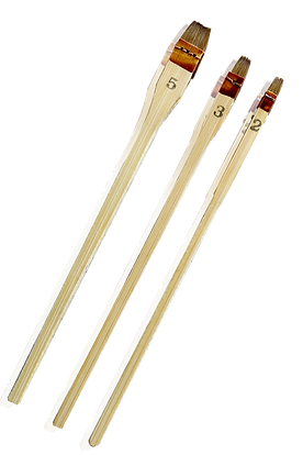 Japanese flat brushes
