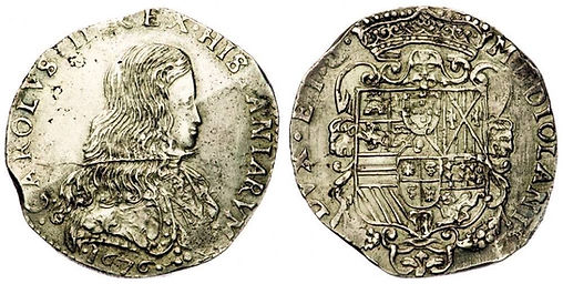 Filipo Carlos II Milán milano 1676