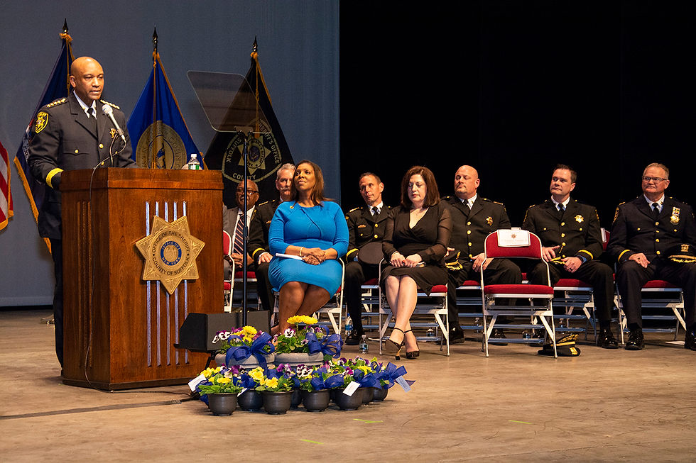 SUFFOLK COUNTY SHERIFF ERROL D. TOULON, JR. SWORN IN FOR SECOND TERM
