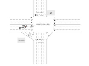 Changing Lanes on Chapel Hill Causes Accident (Union City)