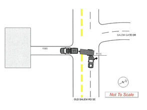Backing out of a Driveway Causes Accident (Rockdale)