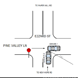 Failure to Stop at Stop Sign Leads to Accident on Pine Valley Lane (Lawrenceville)