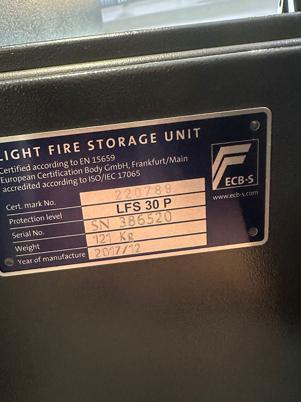 Thumbnail: Chubbsafes Senator Grade 1 Model 35 Electronic Locking - S&G Lock