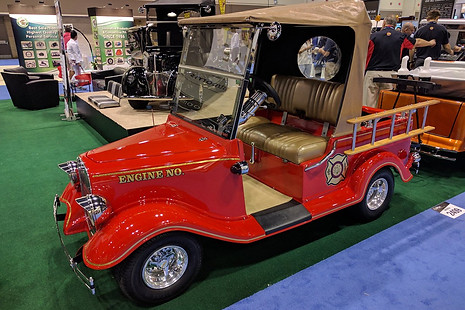 Streetrod Golf Cars - Vintage - Global Golf Post - PGA Show - Firetruck - Custom Golf Cart