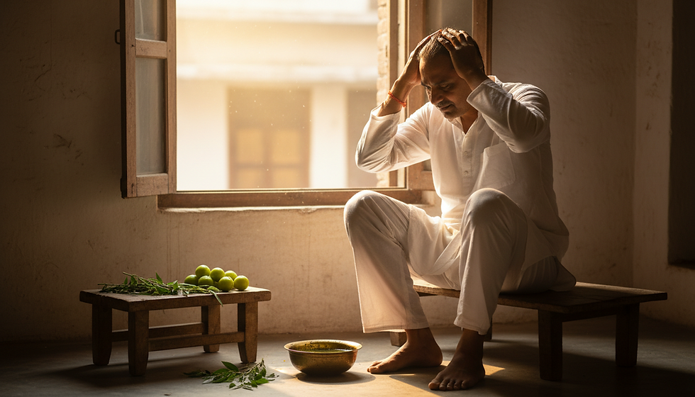 Men’s Hair Beauty in Ayurveda Causes Prevention and Care Tips