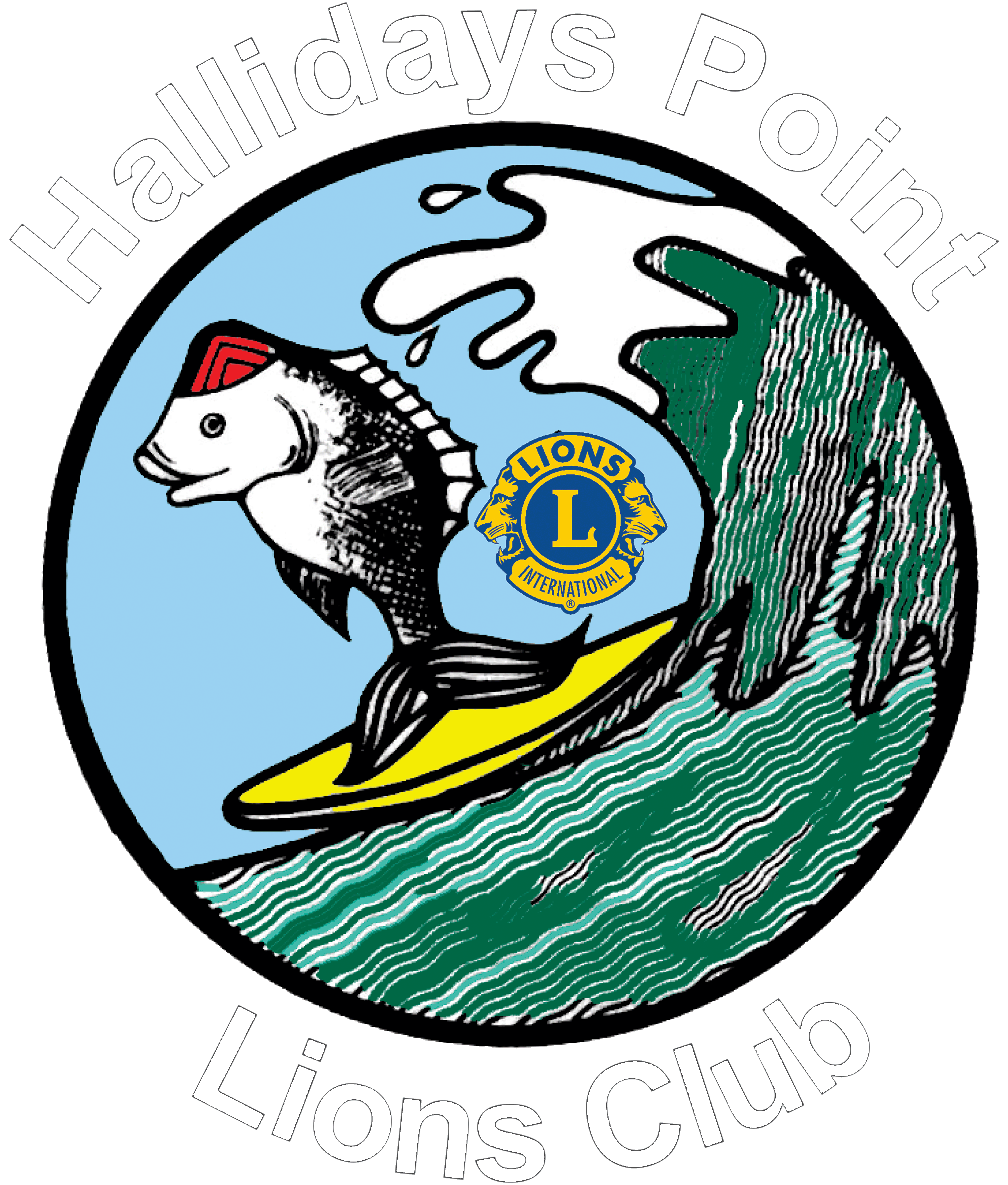 Hallidays Point Lions Club Logo-2018-White Text.gif