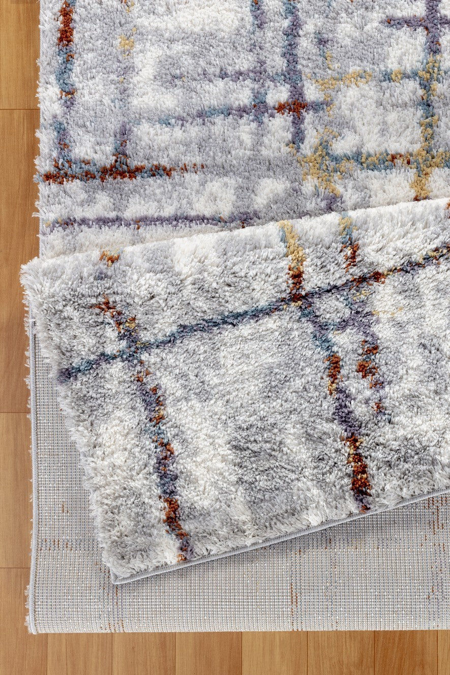 Miniature : Loft Shag GC_CZY1009 Multi 5 Ft. 3 In. X 7 Ft. Shaggy Area Rug