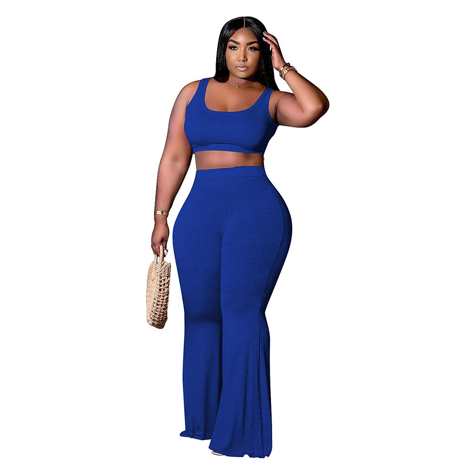 Thumbnail: 2022 Piece Sets Plus Size Women 2 Piece Sets Plus Size