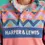 Küçük resim: Aztec Pattern 1/4 Düğmeli Unisex Polar Sweat