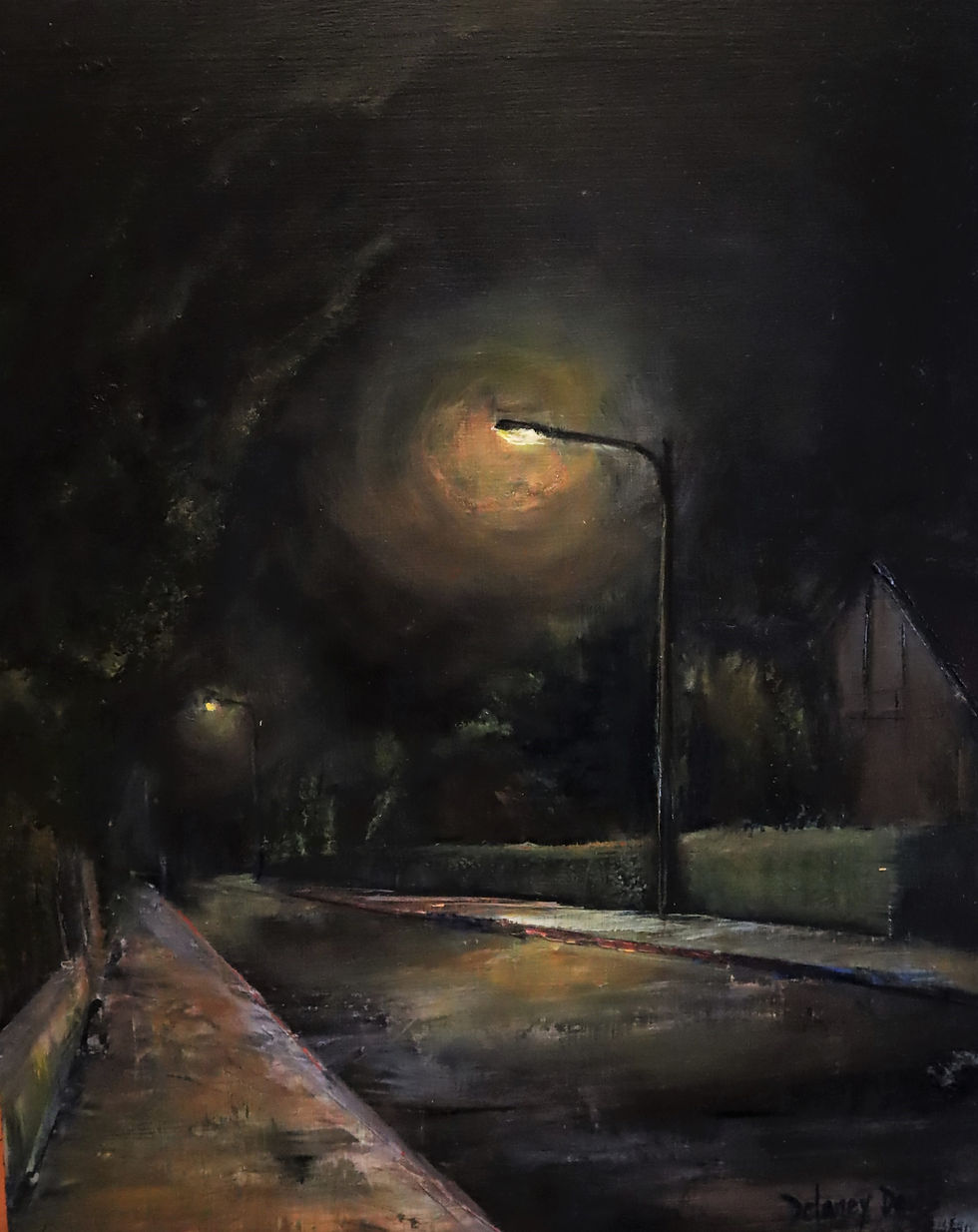 Walking at Night (Sandymount Ave, Dublin)