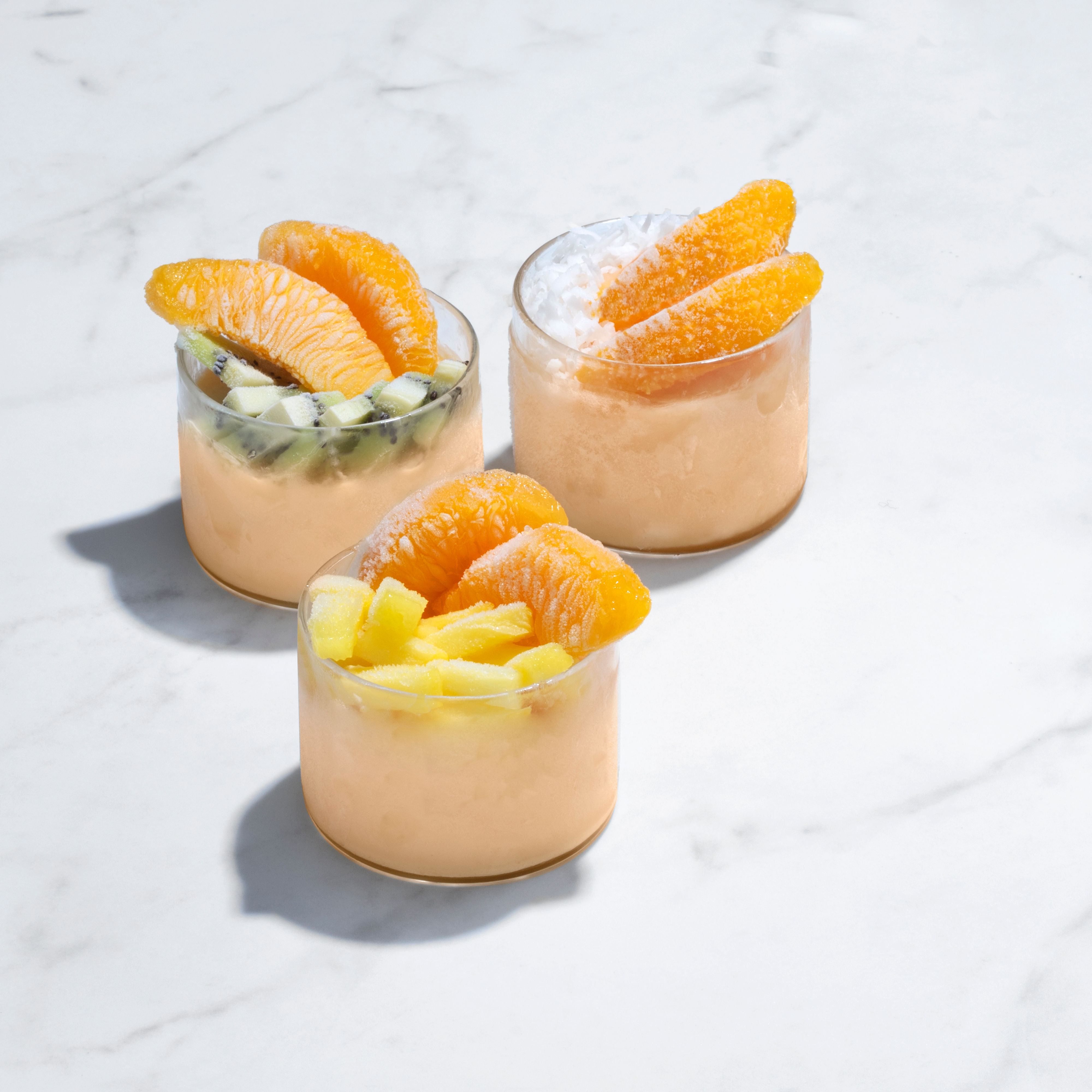 Creamsicle 7 oz Glass Cups