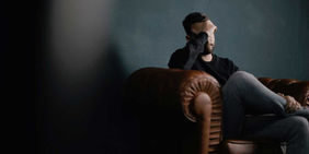 Man with headache