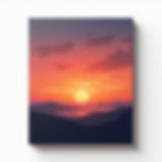 Sunset Sky Canvas Print