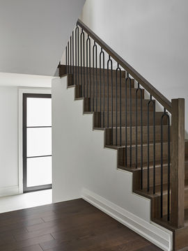 Modern stair railing