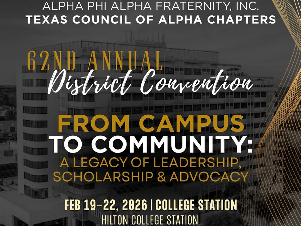 62nd Annual TCAC District Convention