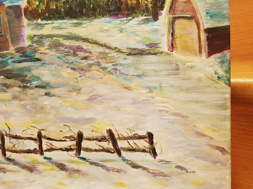 Thumbnail: Glimpse of Winter sunset
