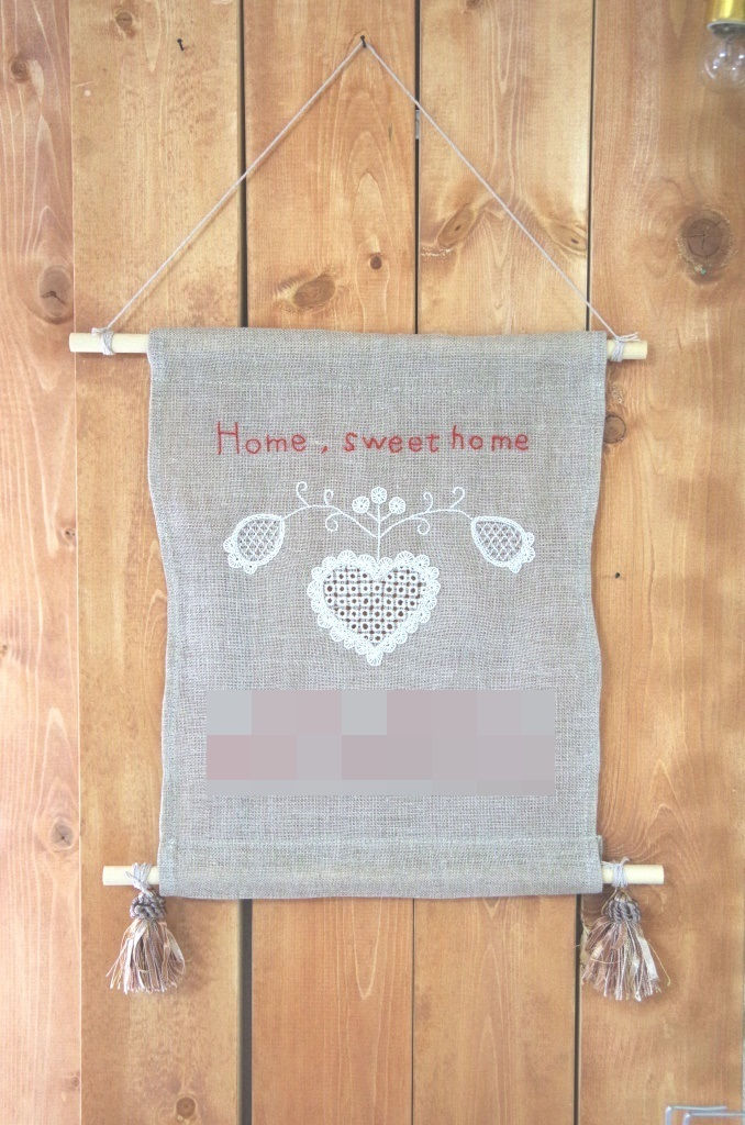 シュヴァルム刺繍のベルプル