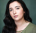 A headshot photograph of actor Sarah Spratley