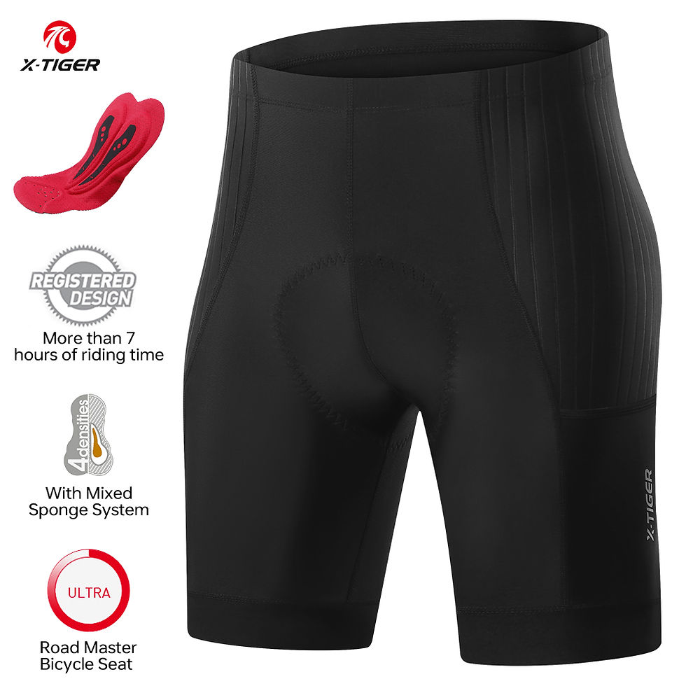 Thumbnail: Men's Padded Cycling Shorts for Road & Mountain Biking