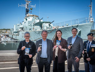 Five people standing together at Dockyard Chatham.