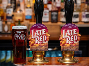 Shepherd Neame popular Late Red and Hop Pocket ales.