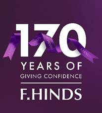 A banner from F.Hinds, celebrating 170 years in business.
