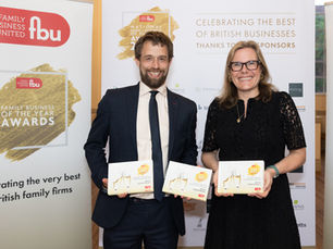 Shepherd Neame Executives are named Supreme Champion Family Business of the Year, at the National Family Business of the Year Awards 2026.