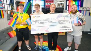 Allison Homes Donates To Leicestershire LGBTQ+ Centre