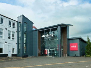 A photo of the furniture store called Sterling Home, in Scotland.