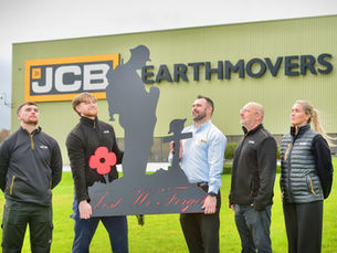 JCB Team Unveils Poignant Remembrance Day Tribute