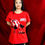 Thumbnail: Women’s Kinky Couture “OBEY” parody t-shirt featuring bold BDSM-inspired design. Red cotton tee with striking vinyl print for