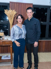 Presidente Simei Coelho homenageando sua Mãe, Maria Aparecida Coelho, grande incentivadora