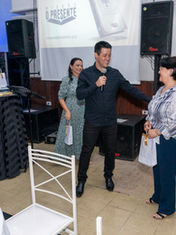 Presidente Simei Coelho homenageando sua Mãe, Maria Aparecida Coelho, grande incentivadora