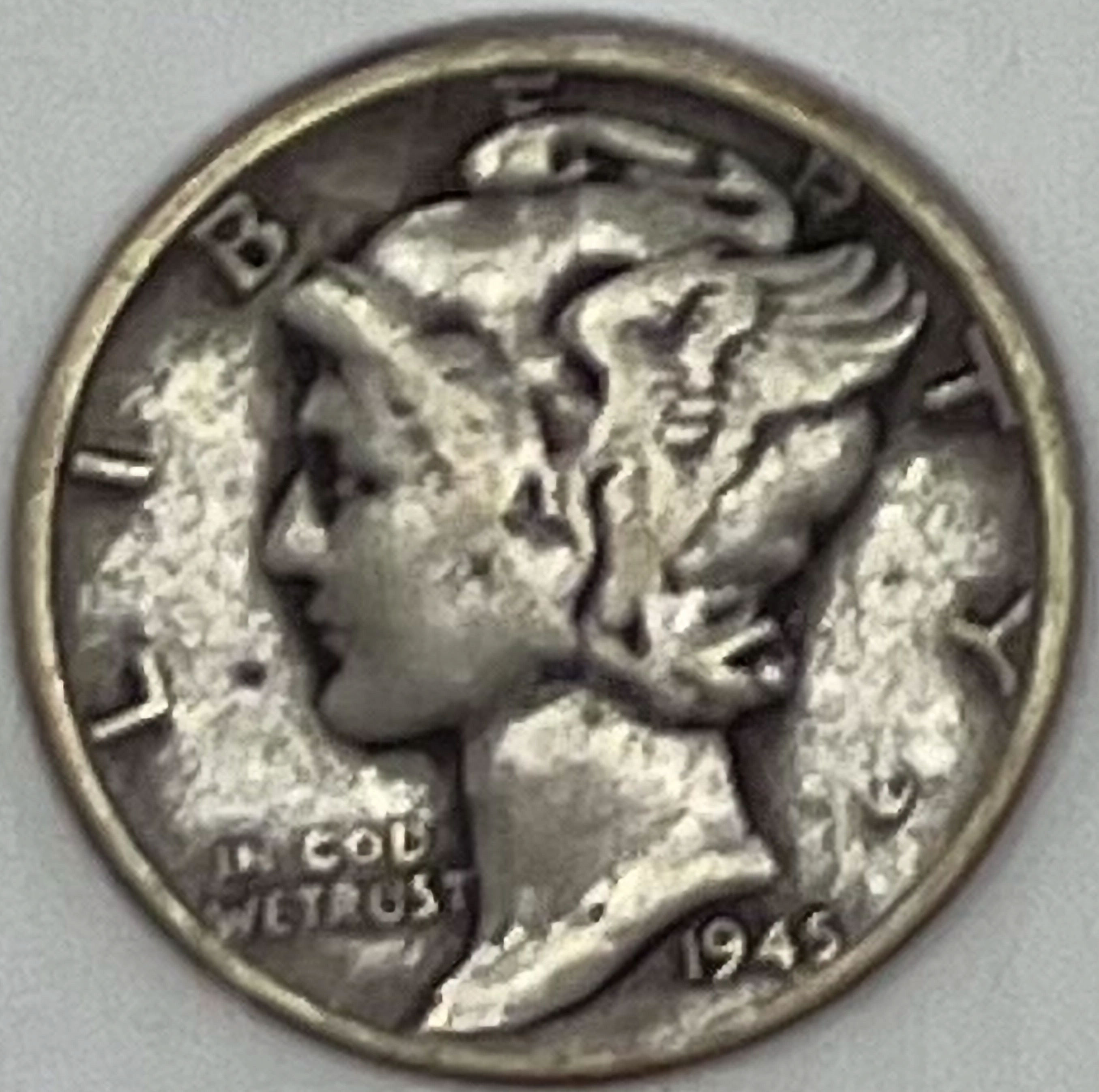 1945 Silver Mercury Dime