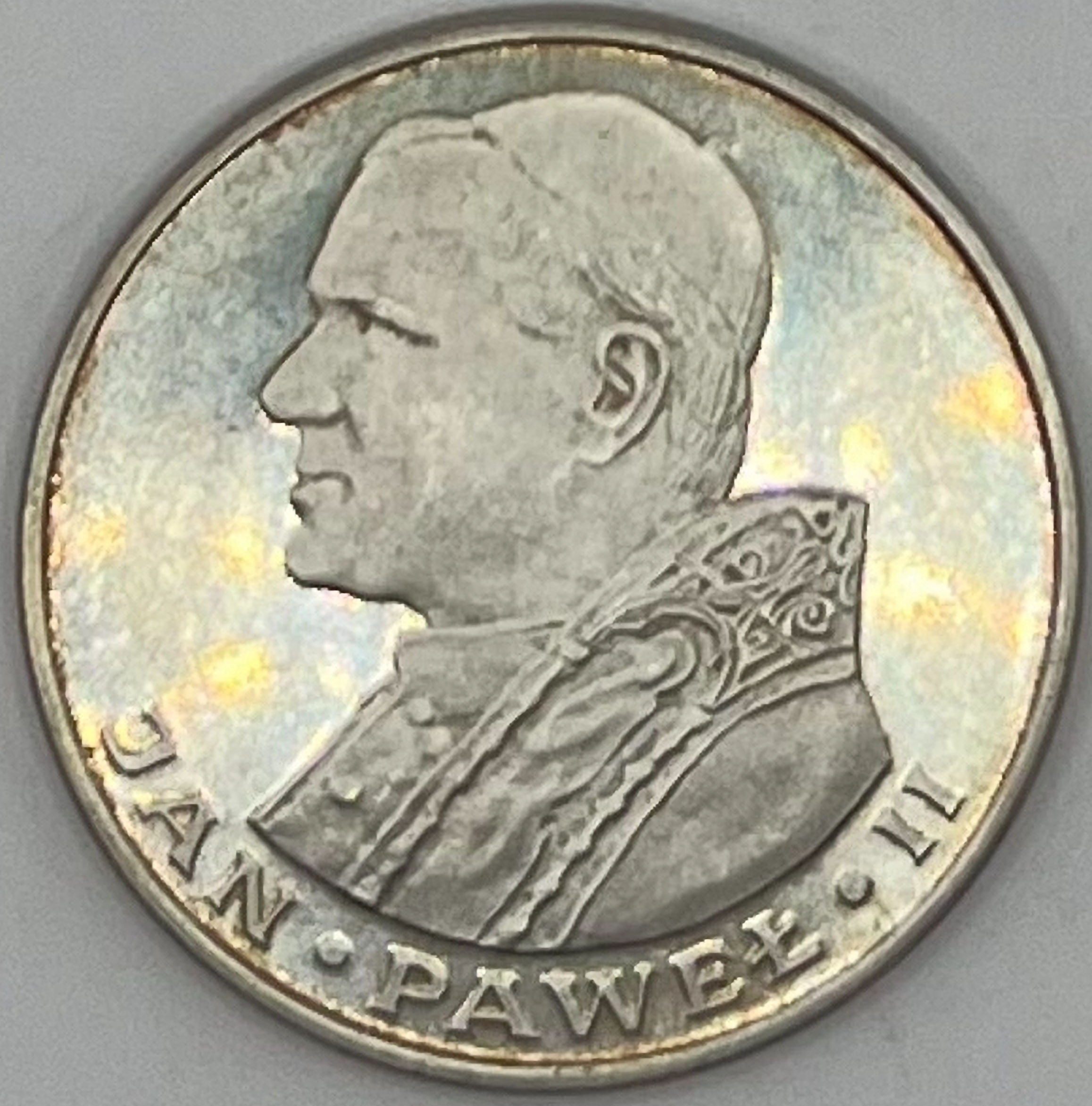 1982 Poland Pope John Paul II 1000 Złotych Silver Coin